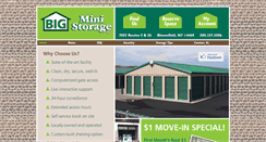 Desktop Screenshot of bigministorageinc.com