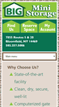 Mobile Screenshot of bigministorageinc.com